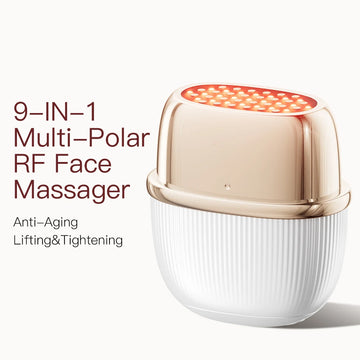 Beauty Device EMS Facial Lifting Skin Tightening Anti-Aging Wrinkle 3 Color Light Skincare Massage 24K Gold