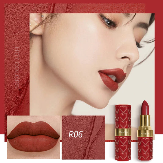 Matte Lipstick 18-Color Set | Long-Lasting, Non-Stick Cup & Fade-Resistant | Luxurious Velvety Lip Makeup